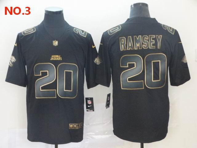 Men's Jacksonville Jaguars 20 Jalen Ramsey Jersey NO.3;